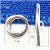 925银不定形OT扣，规格：14mm，手工银饰配件，diy手链扣配件，饰品手链扣批发