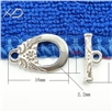 925银OT扣，规格：10x16mm，项链银扣，DIY手链扣配件，饰品手链扣