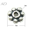 925银手工银隔珠，规格：4mm 孔径：1mm，银DIY配件，泰银配件，手工隔珠