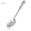 足银光面汤勺，规格：3.4x14.8cm，银汤勺，990银汤勺，足银汤勺