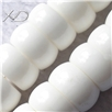 车渠算盘珠，规格：14x7mm，长度：16寸，车渠算盘珠
