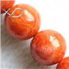 草珊瑚圆珠，规格：14mm，长度：16寸，珊瑚时尚饰品