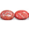 草珊瑚椭圆珠，规格：20x15mm，长度：16寸，珊瑚饰品