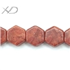 草珊瑚六角珠，规格：14x6mm，长度：16寸，珊瑚饰品进货