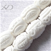 车渠珠雕刻管，规格：14x12mm，长度：16寸，车渠产品