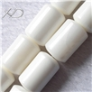 车渠珠管，规格：16x10mm，长度：16寸，时尚车渠首饰