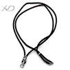 925银精品绳，规格：3mm，（黑色）古寿字白金款项链绳，挂绳，项链绳子批发