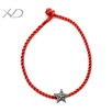 925银手链，规格：3mm，银星星手链，情侣手链批发