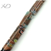 圆柱千花金砂珠子，规格：8x16mm，特色手工珠子，金砂琉璃珠