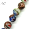 千花琉璃珠子，金砂珠，规格：8mm，金砂琉璃珠，特色琉璃饰品批发