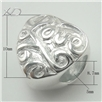 925银心形潘家珠子，规格：8.7x10mm，孔径：5mm，银饰批发，银饰配件批发，隔片隔珠