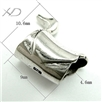 925银天鹅形潘家大孔珠子，规格：9x10.6mm 孔：4.6mm，银饰，银珠手串，银珠 