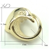 925银海豚潘家珠子镀黄金，规格：10mm，孔径：5mm，潘家配件批发，银珠 银，925银珠子