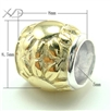 925银潘家珠子镀黄金，规格：8x8.5mm，孔径：5mm，潘家饰品，银珠 DIY，925银珠