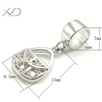 925银潘家珠子，规格：9.5x13mm，孔径：5mm，潘家大孔珠饰品，手链吊坠配件银，手链隔珠隔片