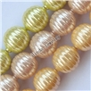 南海洋壳珠，规格：15.5x16mm，长度：16寸，南洋圆珠