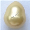 南海洋壳珍珠耳环，规格：17x14mm，南洋贝壳珍珠批发