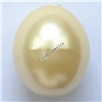南海洋壳珍珠耳环，规格：17x15x13mm，贝珠首饰批发