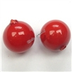 南海洋壳珍珠耳环，半孔圆形，规格：8mm，贝珠南洋圆珠耳钉