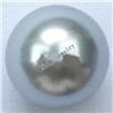 南海洋壳珍珠耳环，半孔圆形，规格：4mm，南洋圆珠耳钉