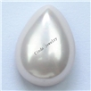 南海洋壳珍珠耳环，多色，半孔半泪滴，规格：18x13x7mm，南洋贝壳珍珠耳钉批发
