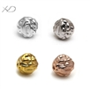 990银3D貔貅圆珠，规格：12x12.5mm，孔径：1.8mm，3d硬银 貔貅，990手链隔珠，3d硬银 隔珠