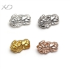 990足银3D貔貅隔珠，多颜色，3d貔貅银，横孔项链手链配饰，间隔珠 配件diy