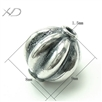 925银泰银配件，规格：8x9mm，孔径：1.5mm，手工首饰配件批发，银饰配件，泰银配件
