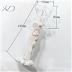 树脂模特饰品展示架，规格：6.5x18cm，模特人形饰品架（随机发货）