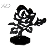 有机玻璃玫瑰花架，规格：5.5x3x11cm，摆设品
