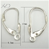 925银耳夹，规格：17mm，银耳饰配件，925银耳饰，DIY饰品配件
