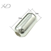 925银卡形光身珠，规格：3x6mm 孔径：1.2mm，银配件，DIY手工配件，银批发